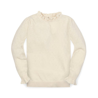 Organic Ruffle Edge Sweater - Glamourous Grace