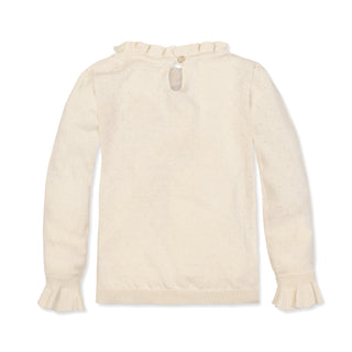Organic Ruffle Edge Sweater - Glamourous Grace