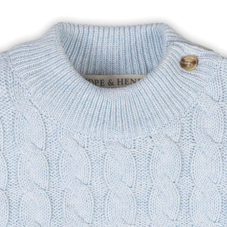 Organic Mock Neck Ruffle Sweater - Glamourous Grace