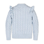 Organic Mock Neck Ruffle Sweater - Glamourous Grace