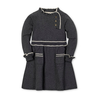 Organic Ruffle Trim Sweater Dress - Glamourous Grace