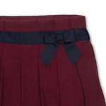 Organic Pleated Skirt with Bow - Glamourous Grace