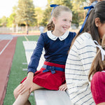 Organic Pleated Skirt with Bow - Glamourous Grace