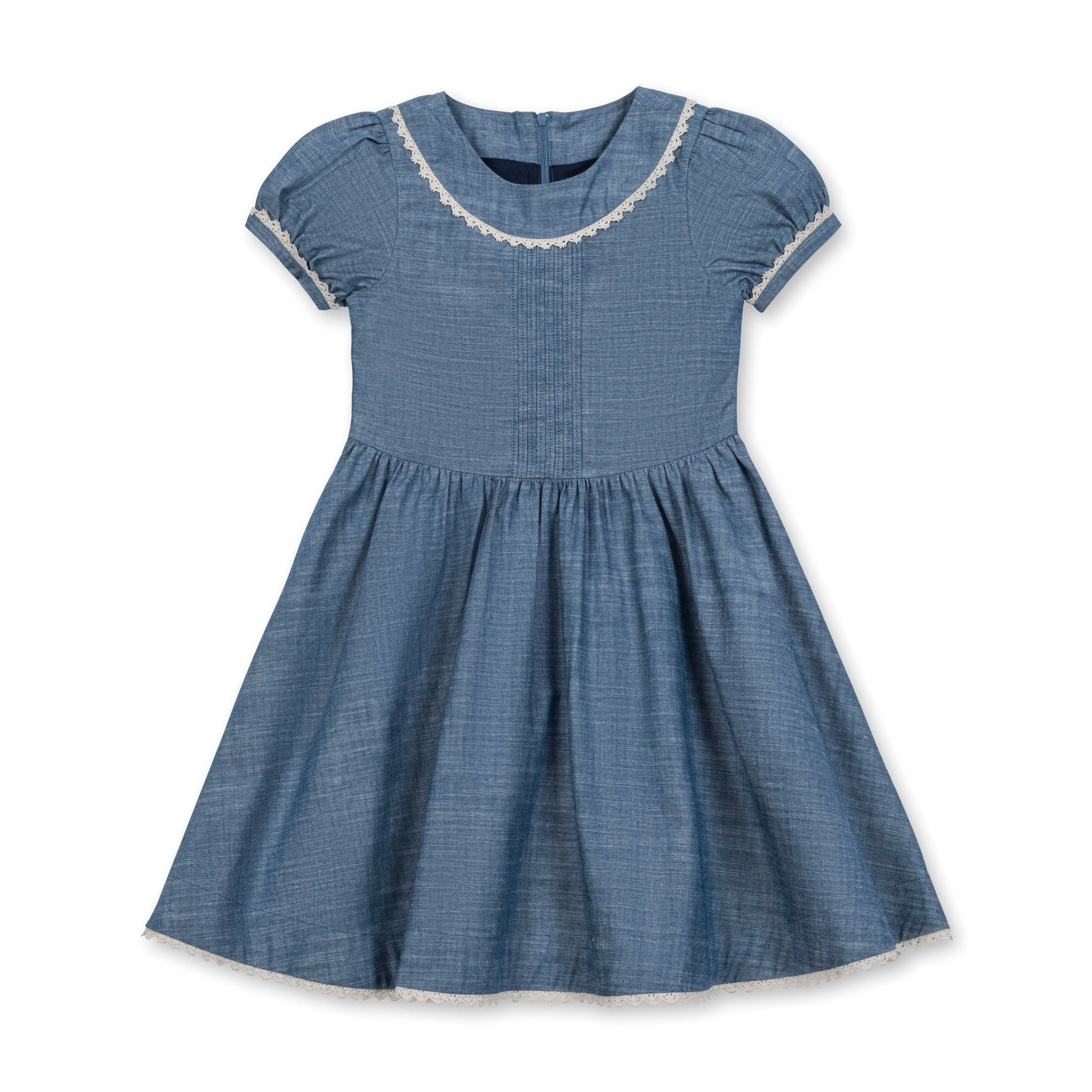 Organic Pintuck Chambray Dress - Glamourous Grace