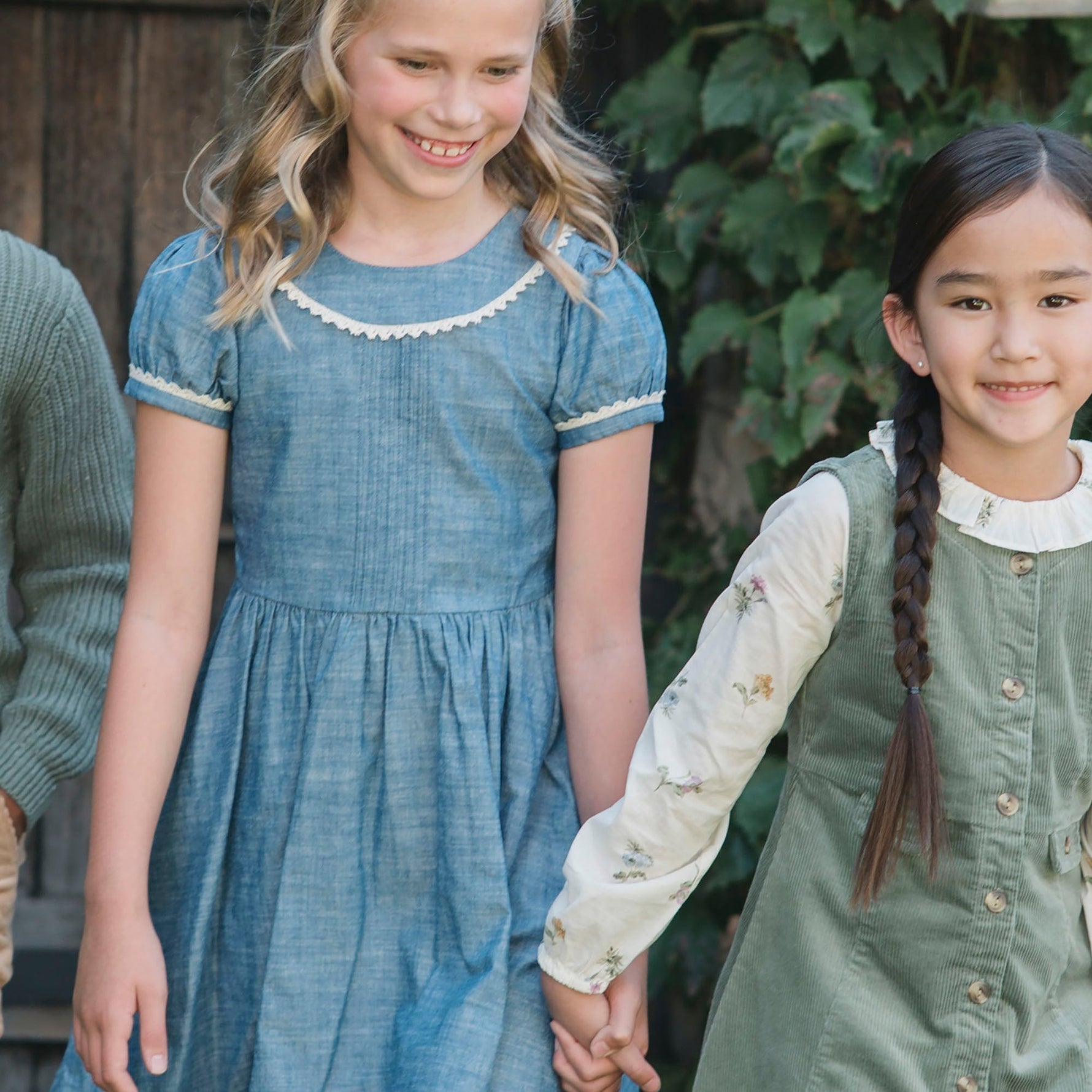 Organic Pintuck Chambray Dress - Glamourous Grace