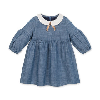 Organic Chambray Empire Dress - By Baano