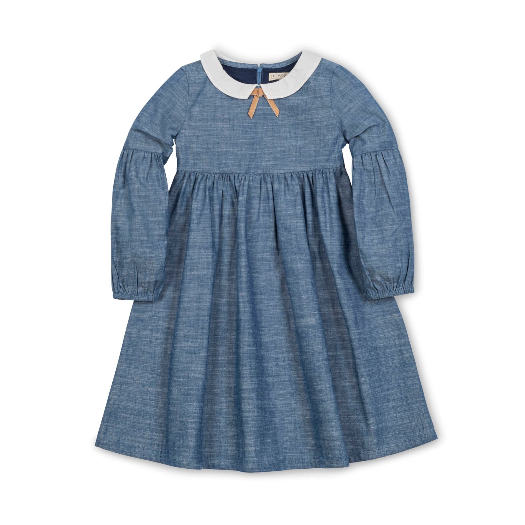 Organic Chambray Empire Dress - By Baano