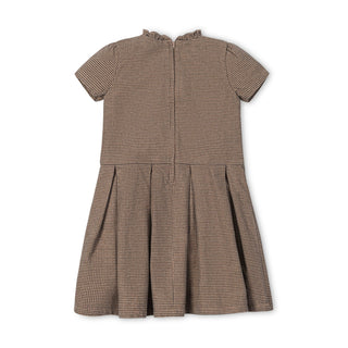 Organic Ruffle Collar Drop Waist Dress - Glamourous Grace
