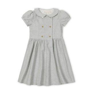 Organic Double Breasted Flannel Dress - By Baano