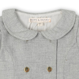 Organic Double Breasted Flannel Dress - By Baano