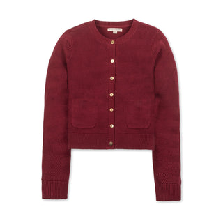 Organic Chevron Stitch Cardigan