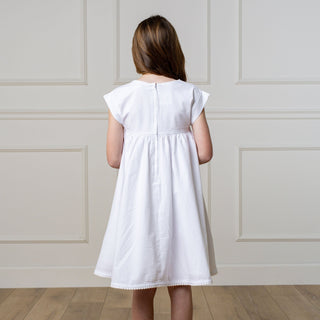 Organic Seersucker Empire Waist Dress - Glamourous Grace
