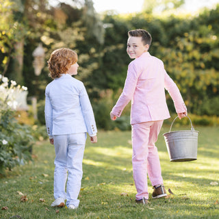 Organic Seersucker Suit Pant - Glamourous Grace