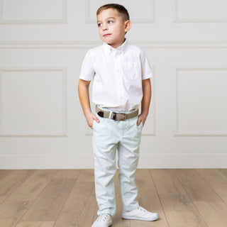 Organic Seersucker Suit Pant - Glamourous Grace