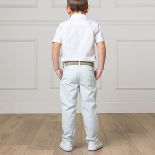 Organic Seersucker Suit Pant - Glamourous Grace