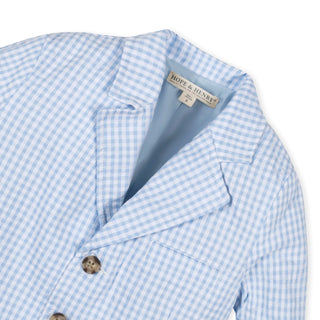 Organic Seersucker Suit Jacket - By Baano