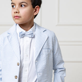 Organic Seersucker Suit Jacket - By Baano