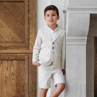 Organic Seersucker Suit Jacket - By Baano