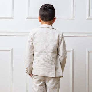 Organic Seersucker Suit Jacket - By Baano