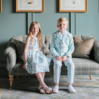 Organic Seersucker Suit Pant - Glamourous Grace