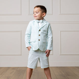 Organic Seersucker Suit Jacket - By Baano