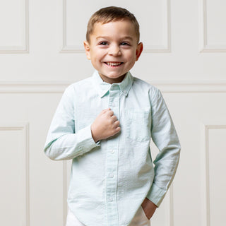 Organic Seersucker Shirt - Glamourous Grace