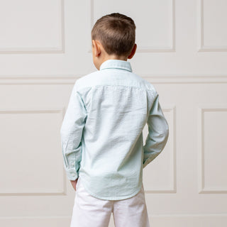 Organic Seersucker Shirt - Glamourous Grace