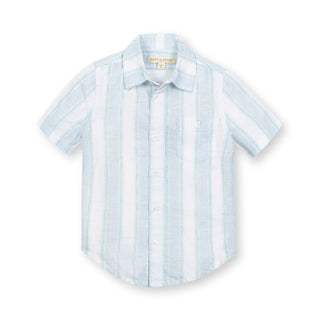 Linen Short Sleeve Button Down Shirt - Glamourous Grace