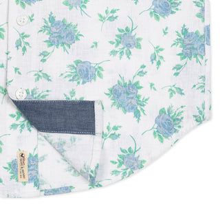 Linen Short Sleeve Button Down Shirt - Baby - Glamourous Grace