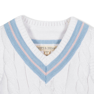 Organic Cricket Sweater Vest - Baby - Glamourous Grace