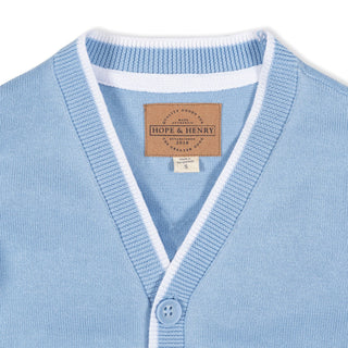 Organic Tipped Cardigan - Baby - Glamourous Grace