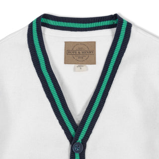 Organic Tipped Cardigan Hope & Henry