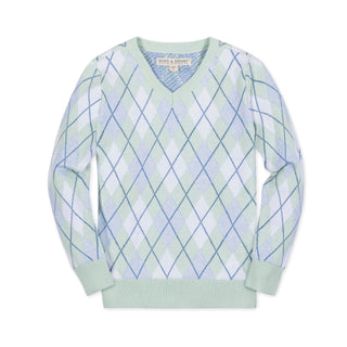 Organic Fine Gauge V - Neck Sweater - Glamourous Grace