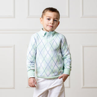 Organic Fine Gauge V - Neck Sweater - Glamourous Grace