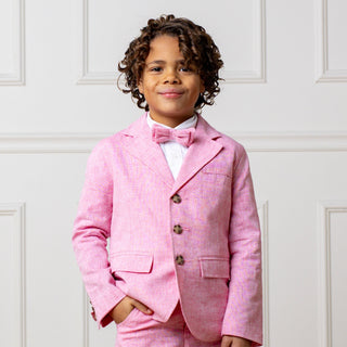 Linen Bow Tie - Glamourous Grace