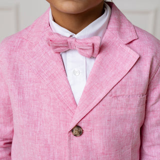 Linen Bow Tie - Glamourous Grace