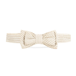 Seersucker Bow Tie - Glamourous Grace