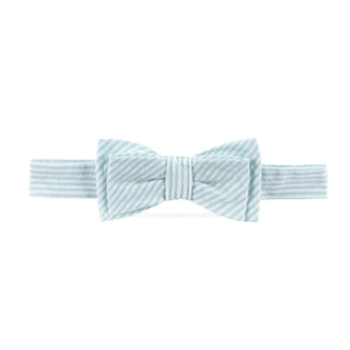 Seersucker Bow Tie - Glamourous Grace