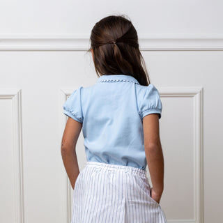 Organic Puff Sleeve Polo - Glamourous Grace