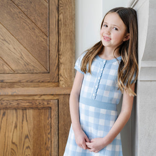 Organic Button Front Sweater Dress - Glamourous Grace