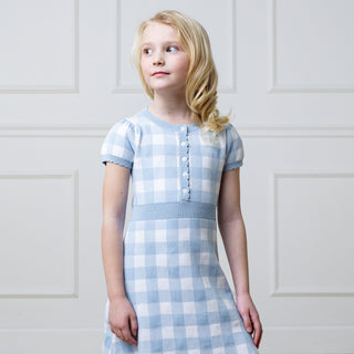 Organic Button Front Sweater Dress - Glamourous Grace