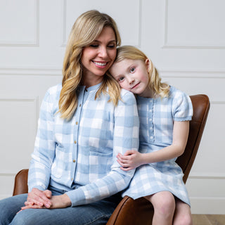 Organic Tweed Sweater Cardigan