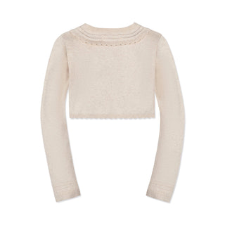 Organic Cropped Special Cardigan - Baby - Glamourous Grace
