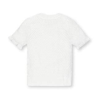 Organic Ruffle Edge Sweater Top - Glamourous Grace