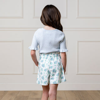 Organic Ruffle Edge Sweater Top - Glamourous Grace