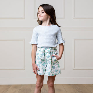 Linen Pull - On Paperbag Shorts - Glamourous Grace