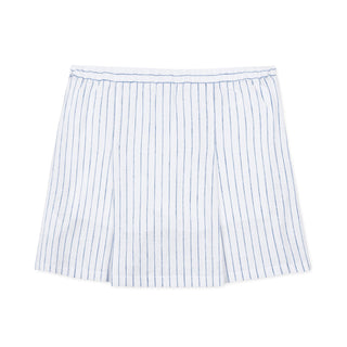 Linen Pleated Bow Skort - Glamourous Grace