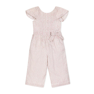 Organic Flutter Sleeve Pintuck Jumpsuit - Glamourous Grace