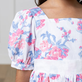 Organic Puff Sleeve Party Dress - Glamourous Grace