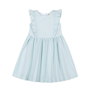 Organic Flutter Sleeve Open Back Dress - Glamourous Grace